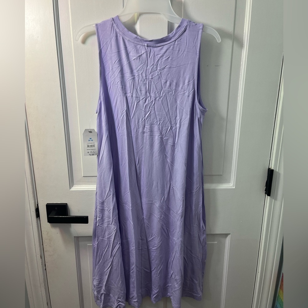 Casual Purple Tank Top Dress